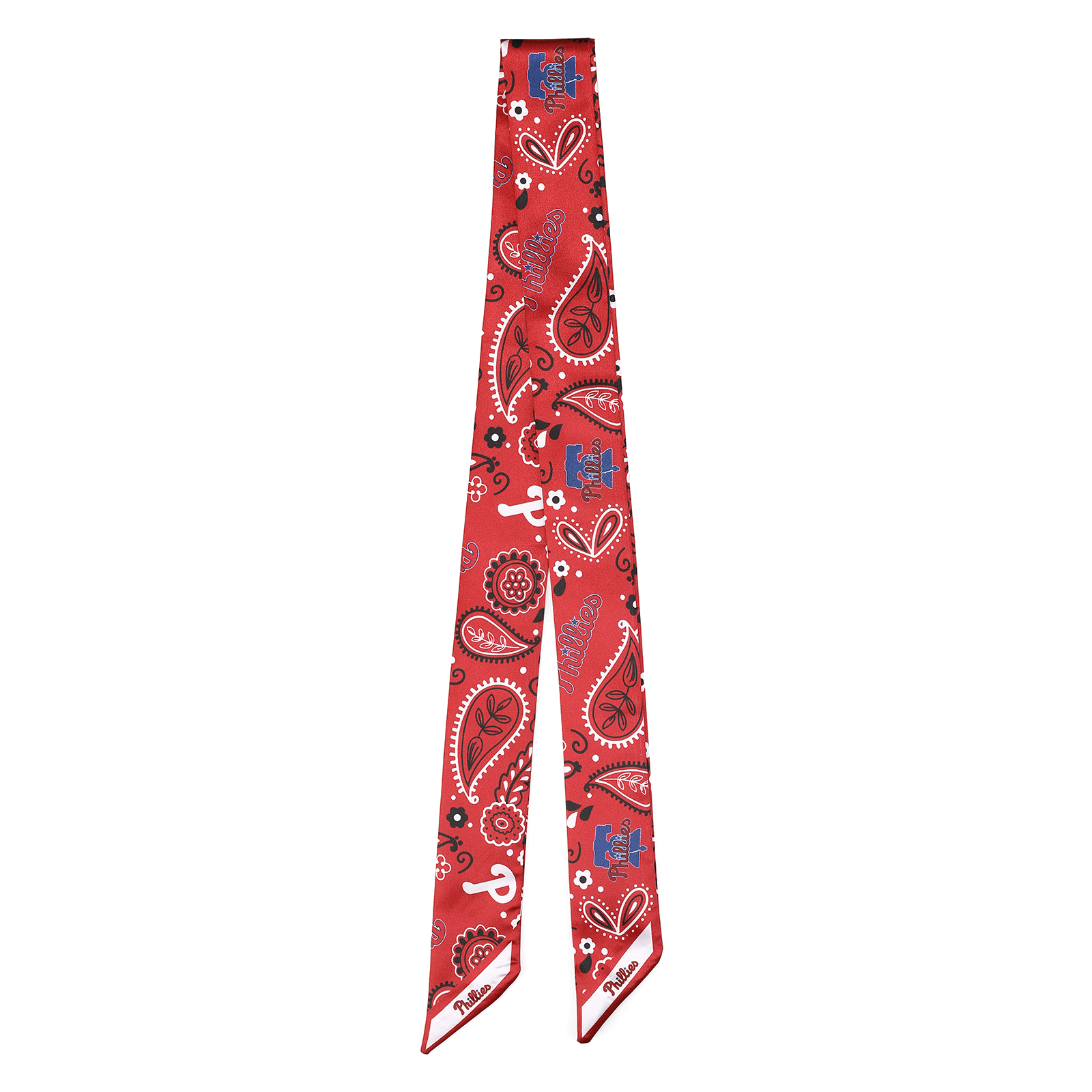 Women's Montana West  Red Philadelphia Phillies Bandana Bag Scarf