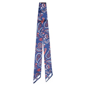 Women's Montana West  Royal New York Mets Bandana Bag Scarf