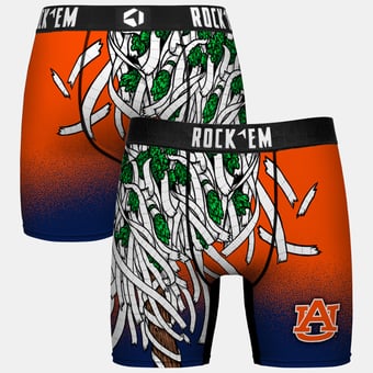 Youth Rock Em  Navy Auburn Tigers Localized Boxer Briefs