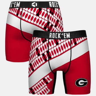 Youth Rock Em  Red Georgia Bulldogs Localized Boxer Briefs