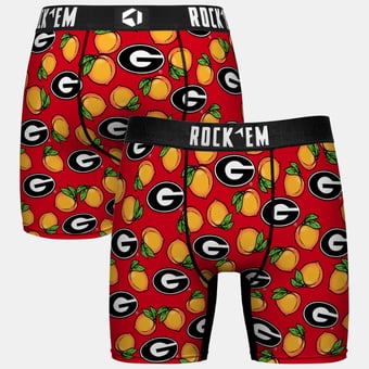 Youth Rock Em  Red Georgia Bulldogs Localized Boxer Briefs