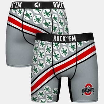 Youth Rock Em  Gray Ohio State Buckeyes Localized Boxer Briefs