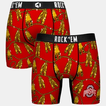 Youth Rock Em  Scarlet Ohio State Buckeyes Localized Boxer Briefs