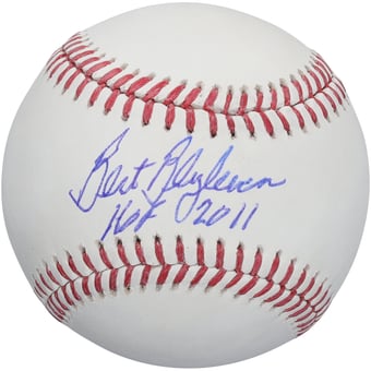 Bert Blyleven Minnesota Twins Autographed Baseball with "HOF 2011" Inscription