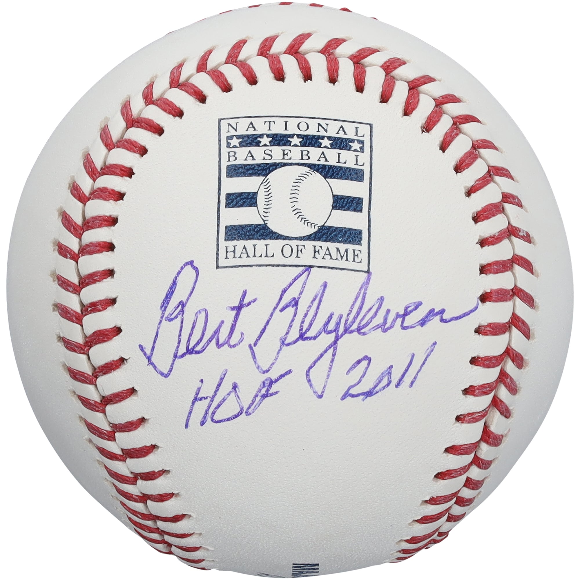 Bert Blyleven Minnesota Twins Autographed Hall of Fame Logo Baseball with "HOF 2011" Inscription