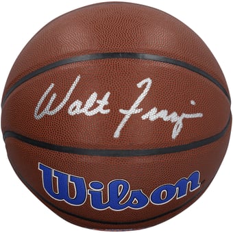 Walt Frazier New York Knicks Autographed Wilson Team Alliance Basketball