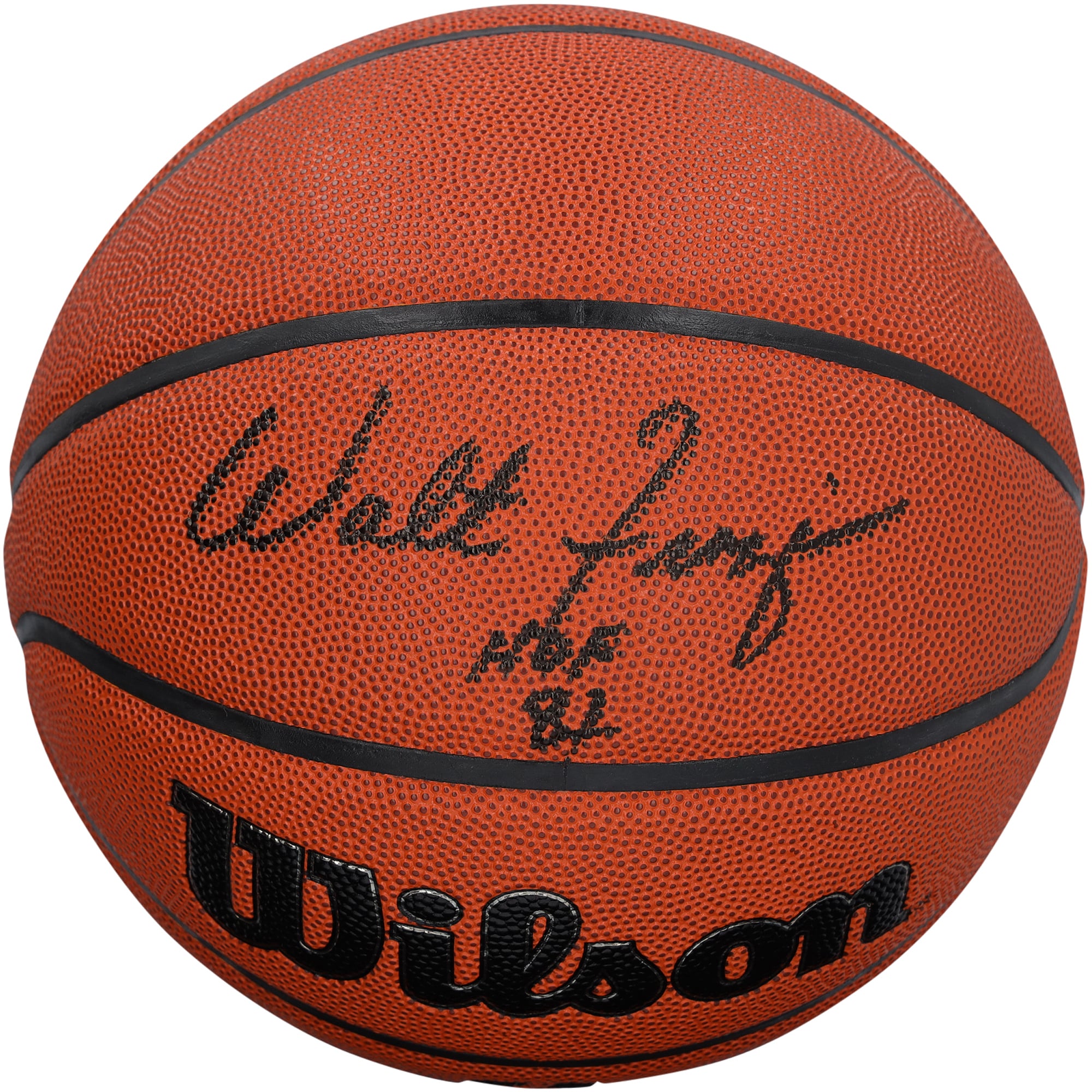 Walt Frazier New York Knicks Autographed Wilson Authentic Series Indoor/Outdoor Basketball with "HOF 87" Inscription