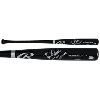 Miguel Cabrera Florida Marlins Autographed Black Rawlings Pro Bat with "03 WS Champs" Inscription