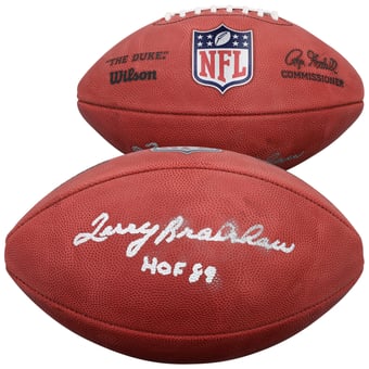 "Terry Bradshaw Pittsburgh Steelers Autographed Wilson Duke Full Color Football with ""HOF 89"" Inscription"