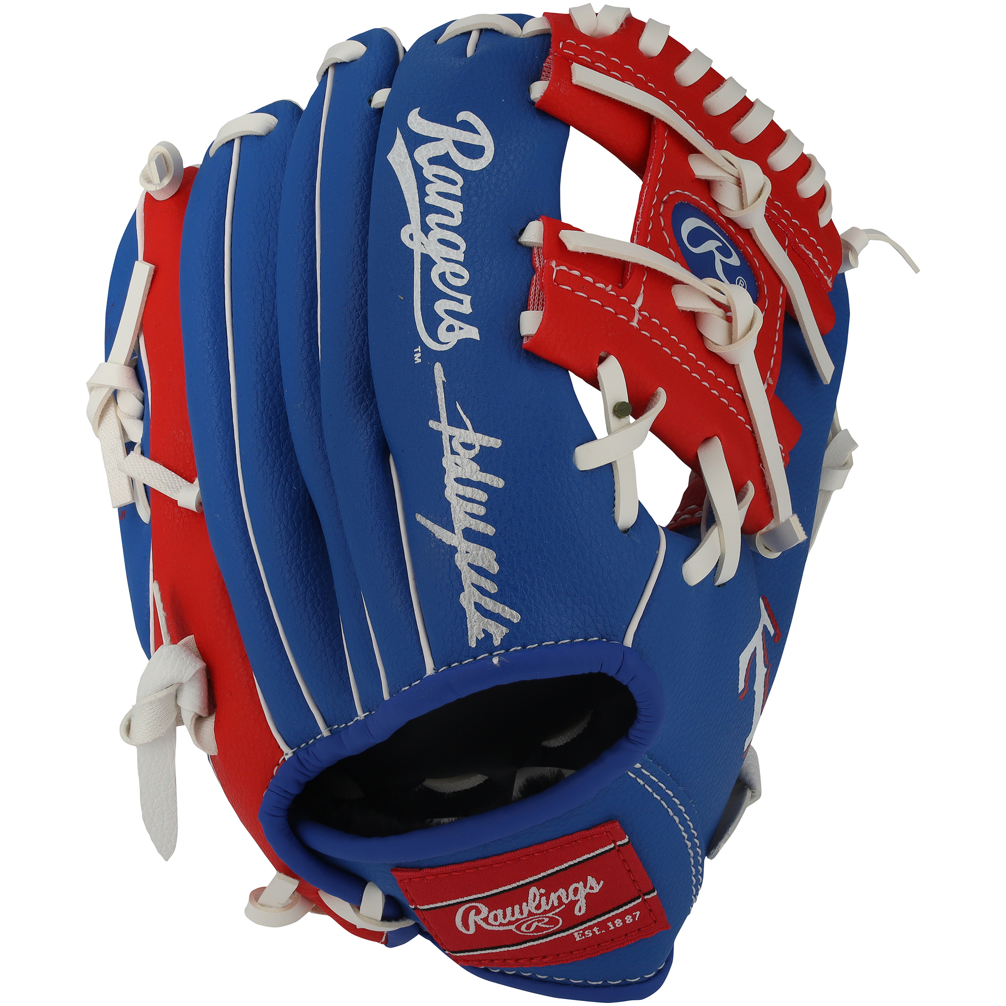 Adrian Beltre Texas Rangers Autographed Rawlings 10" Collectible Team Logo Glove