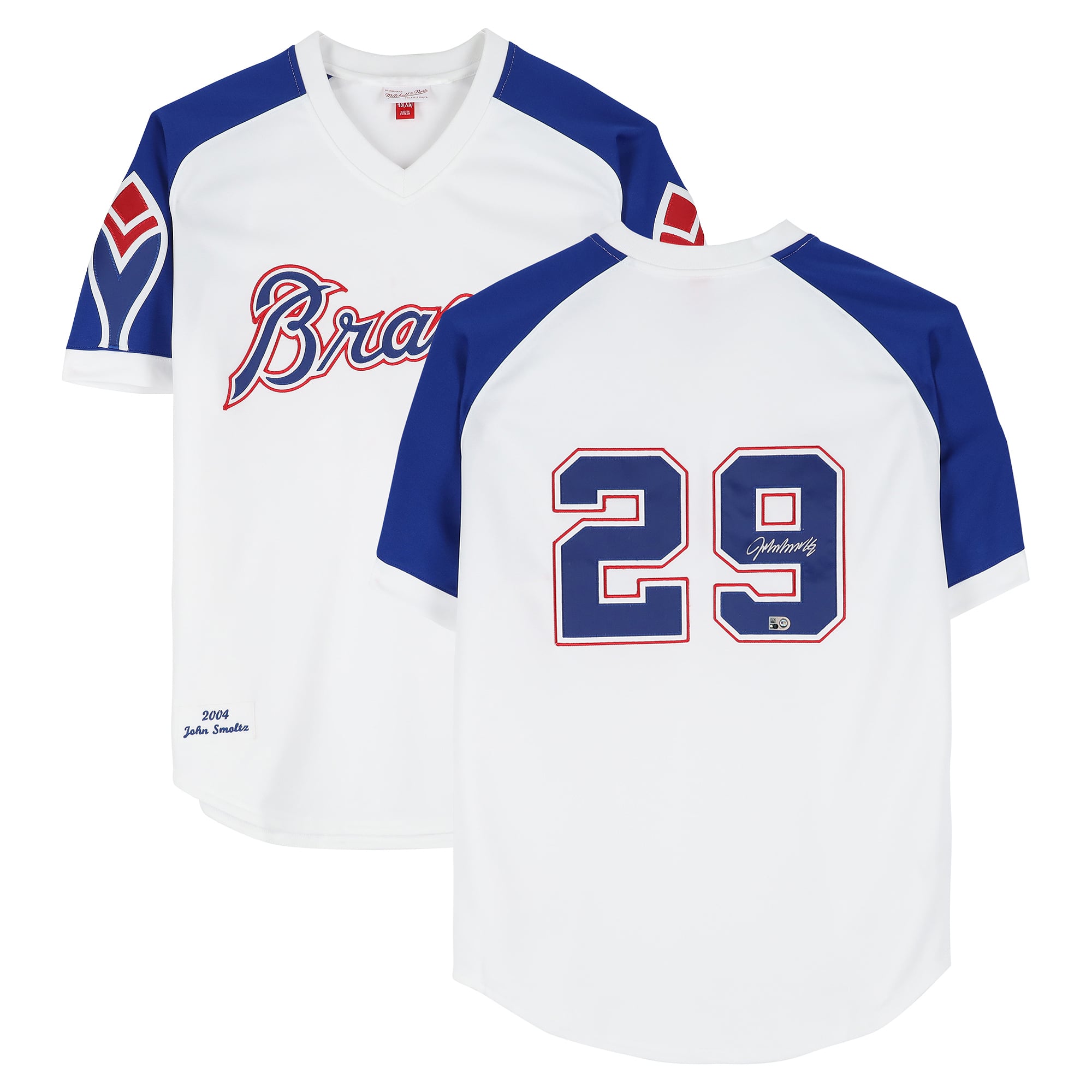 John Smoltz Atlanta Braves Autographed Mitchell & Ness Authentic Jersey