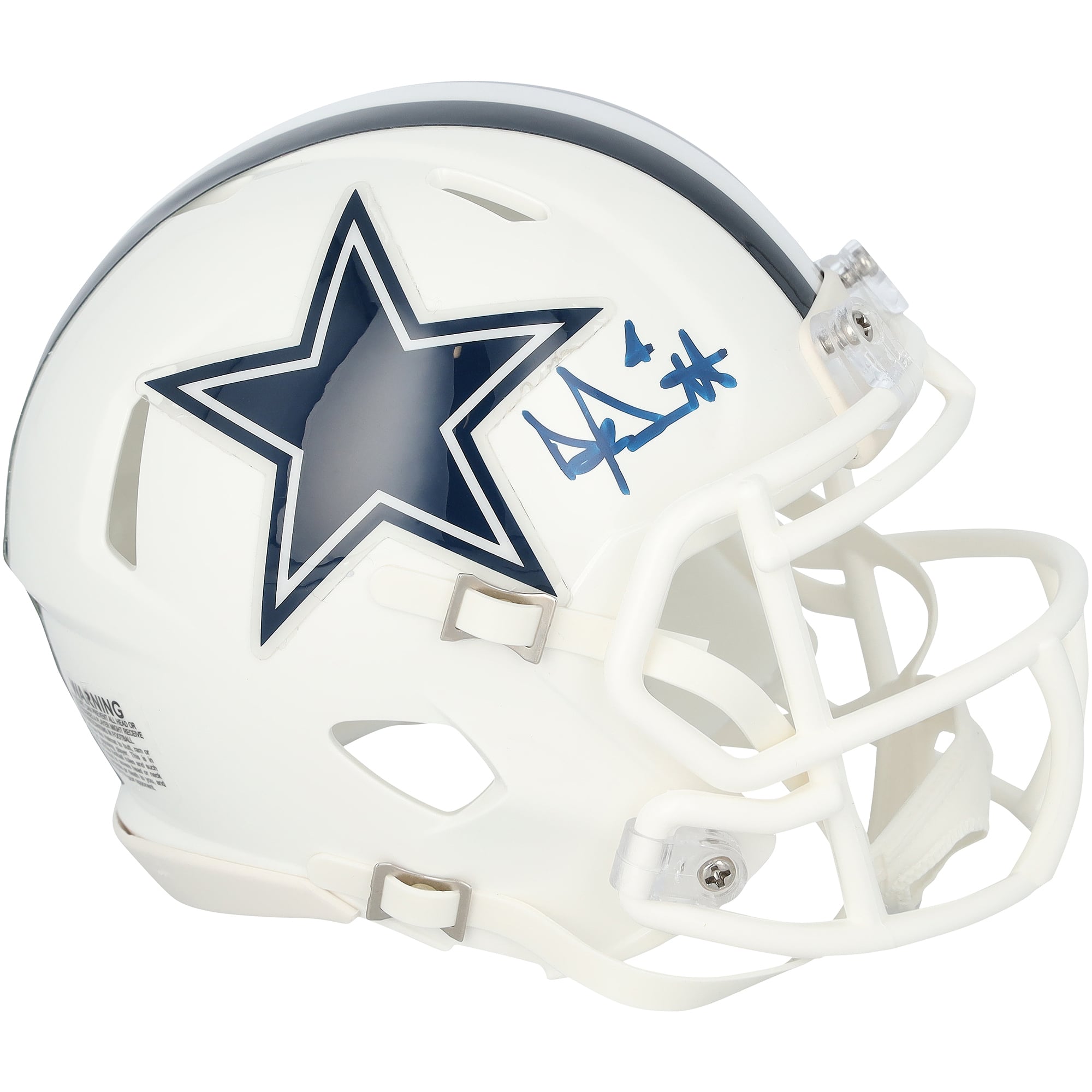 Dak Prescott Dallas Cowboys Autographed Riddell 2022 Alternate Speed Mini Helmet