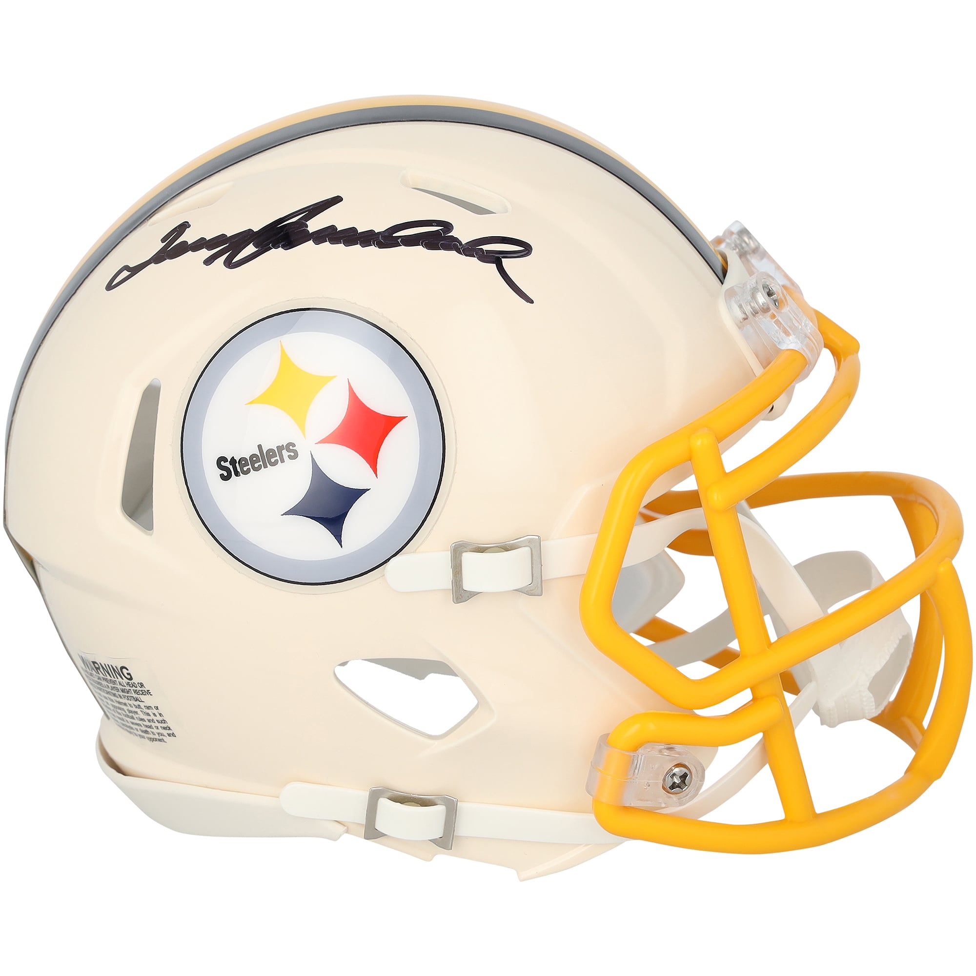 Terry Bradshaw Pittsburgh Steelers Autographed Riddell Retro Speed Mini Helmet