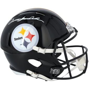 Terry Bradshaw Pittsburgh Steelers Autographed Riddell Speed Replica Helmet