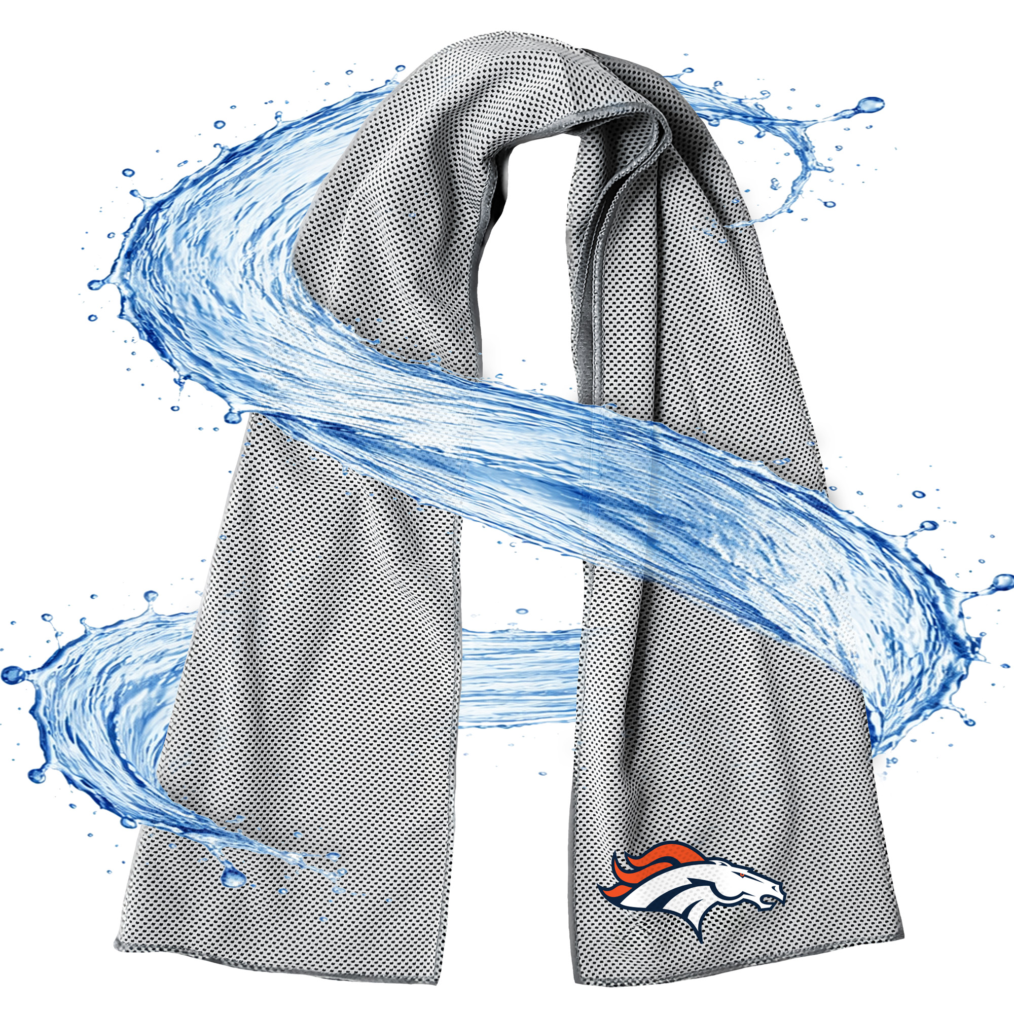 ActionHeat Denver Broncos AlphaCool Mesh Instant Cooling Towel ActionHeat Denver Broncos AlphaCool Mesh Instant Cooling Towel