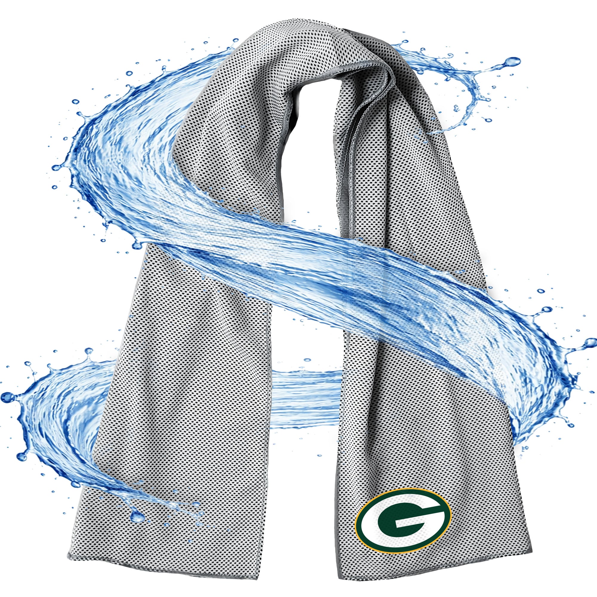 ActionHeat Green Bay Packers AlphaCool Mesh Instant Cooling Towel