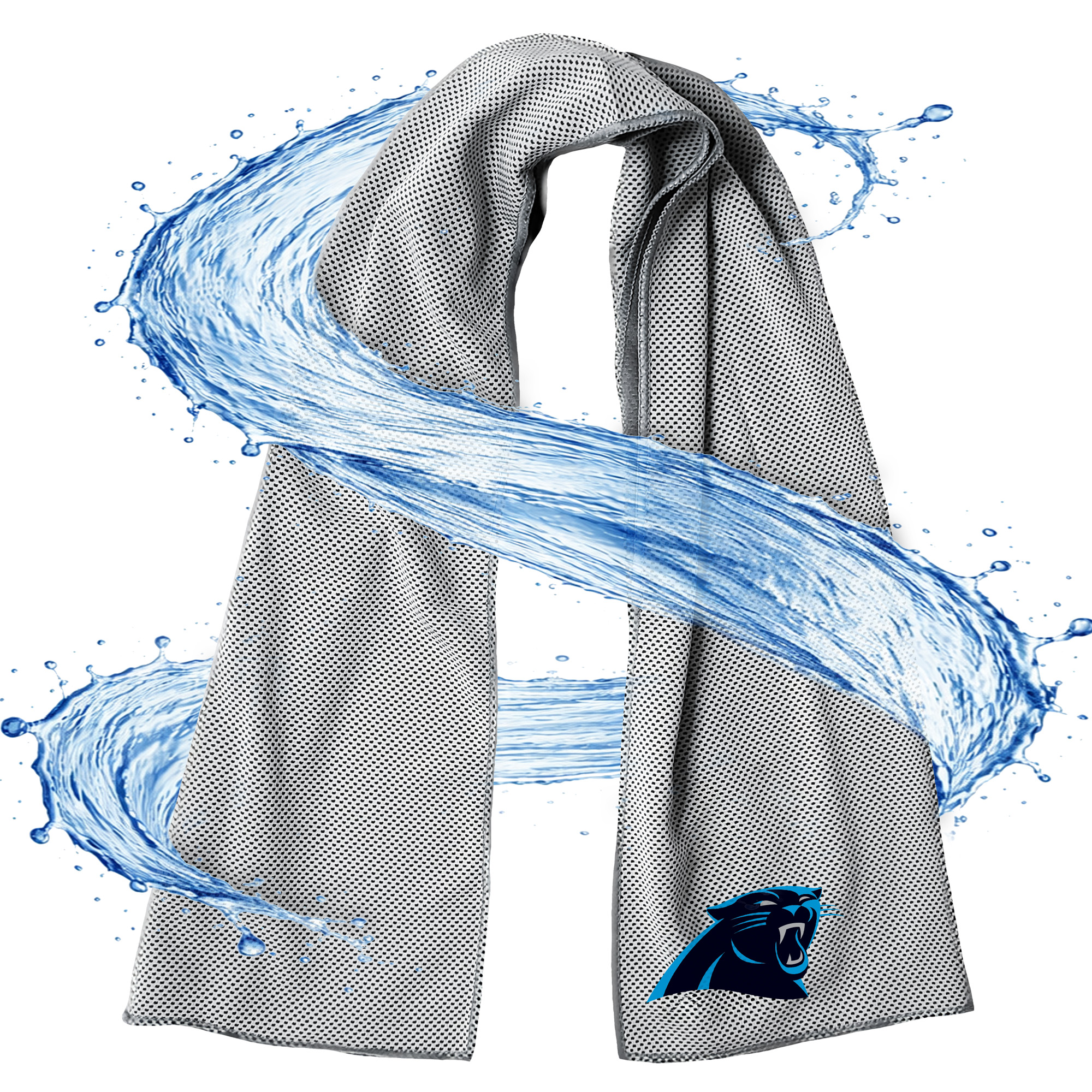 ActionHeat Carolina Panthers AlphaCool Mesh Instant Cooling Towel