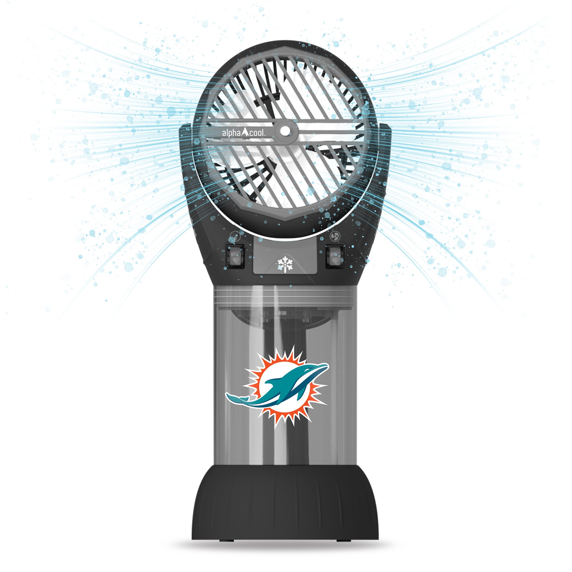 ActionHeat Miami Dolphins AlphaCool CoolBurst Misting Fan