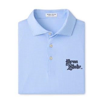 Men's Peter Millar  Light Blue Penn State Nittany Lions Border Performance Jersey Polo