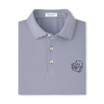 Men's Peter Millar  Navy Michigan Wolverines Jubilee Performance Jersey Polo