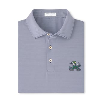 Men's Peter Millar  Navy Notre Dame Fighting Irish Jubilee Performance Jersey Polo