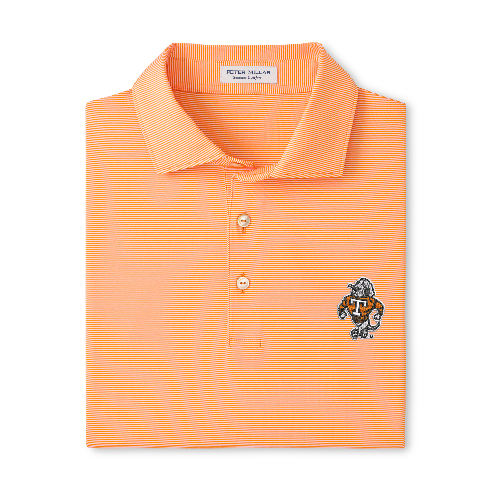 Men's Peter Millar  Tennessee Orange Tennessee Volunteers Jubilee Performance Jersey Polo