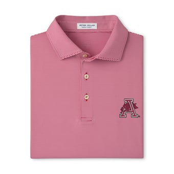Men's Peter Millar  Cardinal Arkansas Razorbacks Jubilee Performance Jersey Polo