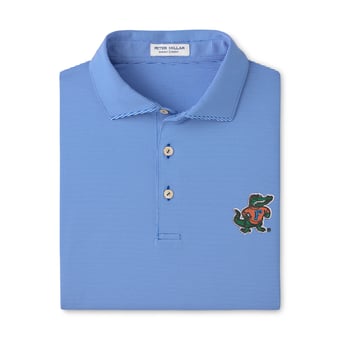 Men's Peter Millar  Royal Florida Gators Jubilee Performance Jersey Polo