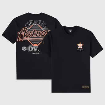 Men's OVO x MLB Black Houston Astros Graphic T-Shirt