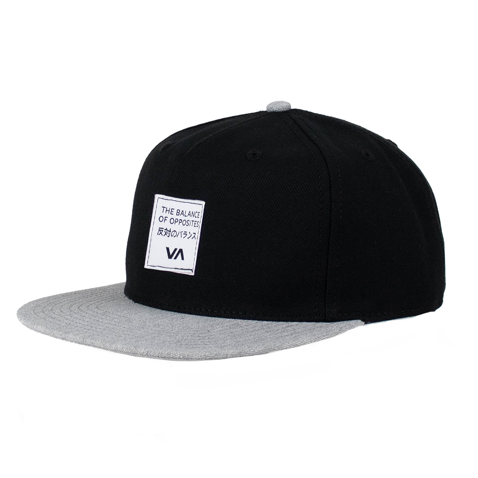 Men's RVCA Black Foreign Snapback Hat