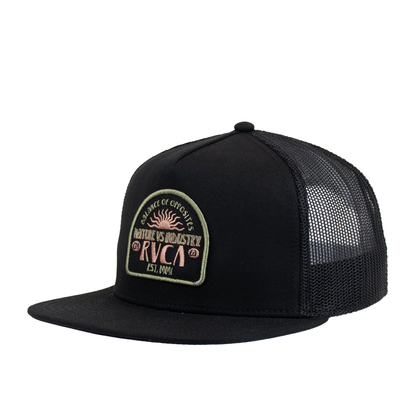 Men's RVCA Black Hippie Rays Adjustable Hat