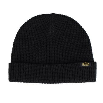 Men's RVCA Black Dock Shift Knit Hat