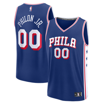 Youth Fanatics Labaron Philon Jr. Royal Philadelphia 76ers Fast Break Replica Jersey - Icon Edition