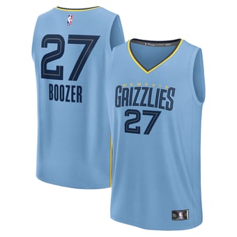Youth Fanatics Cameron Boozer Light Blue Memphis Grizzlies Fast Break Replica Jersey - Statement Edition
