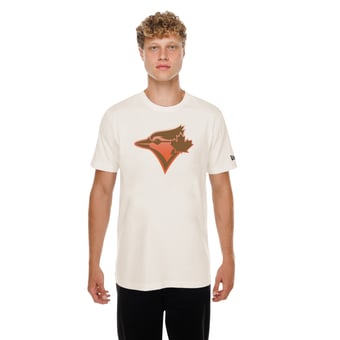 Men's New Era Natural Toronto Blue Jays Pumpkin Spice T-Shirt