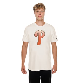 Men's New Era Natural Philadelphia Phillies Pumpkin Spice T-Shirt