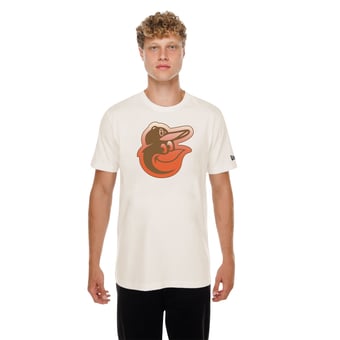 Men's New Era Natural Baltimore Orioles Pumpkin Spice T-Shirt