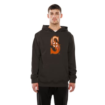 Men's New Era  Brown Seattle Mariners Pumpkin Spice Pullover Hoodie