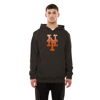 Men's New Era  Brown Los Angeles Dodgers Pumpkin Spice Pullover Hoodie