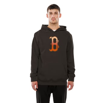 Men's New Era  Brown Boston Red Sox Pumpkin Spice Pullover Hoodie