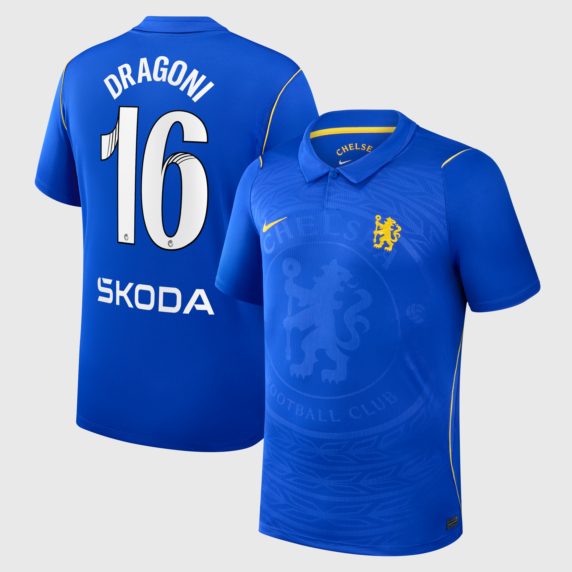 Maillot Nike WSL Domicile Stadium Chelsea 26/27 avec flocage Dragoni 16