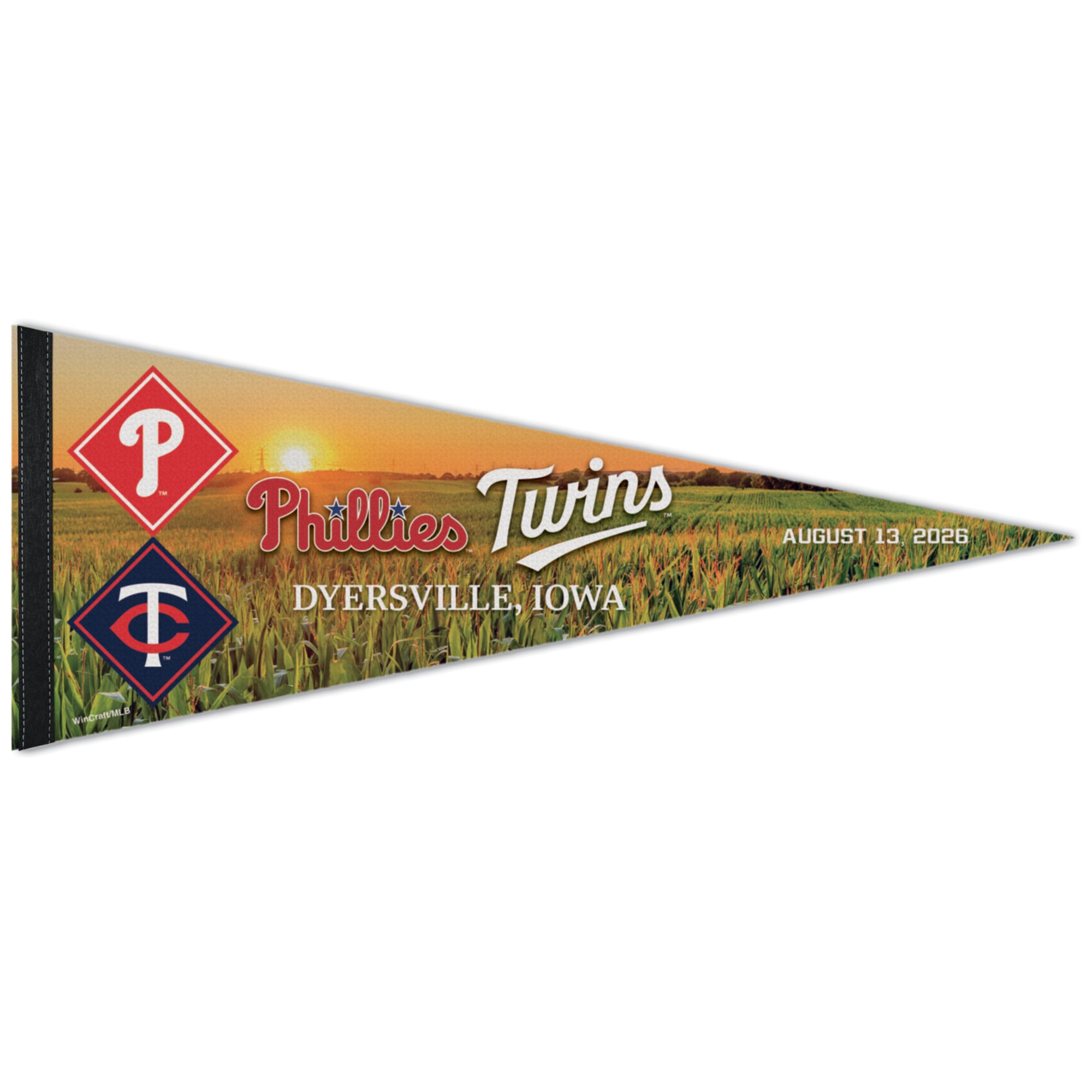 WinCraft Philadelphia Phillies vs. Minnesota Twins 12" x 30" Premium Pennant