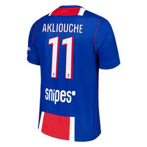 Maillot Domicile Stadium PSG Nike 26/27 avec flocage Akliouche 11, vue 4