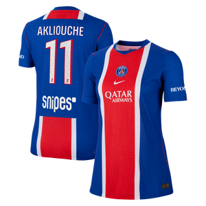 Maillot Domicile Match PSG Nike Aero-FIT 26/27 - Femme avec flocage Akliouche 11, vue 2