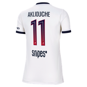 Maillot Extérieur Stadium PSG Nike 26/27 - Femme avec flocage Akliouche 11, vue 4