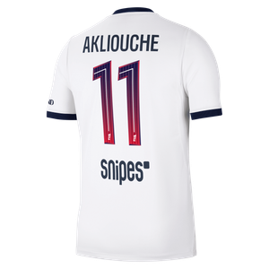 Maillot Extérieur Stadium PSG Nike 26/27 avec flocage Akliouche 11, vue 4