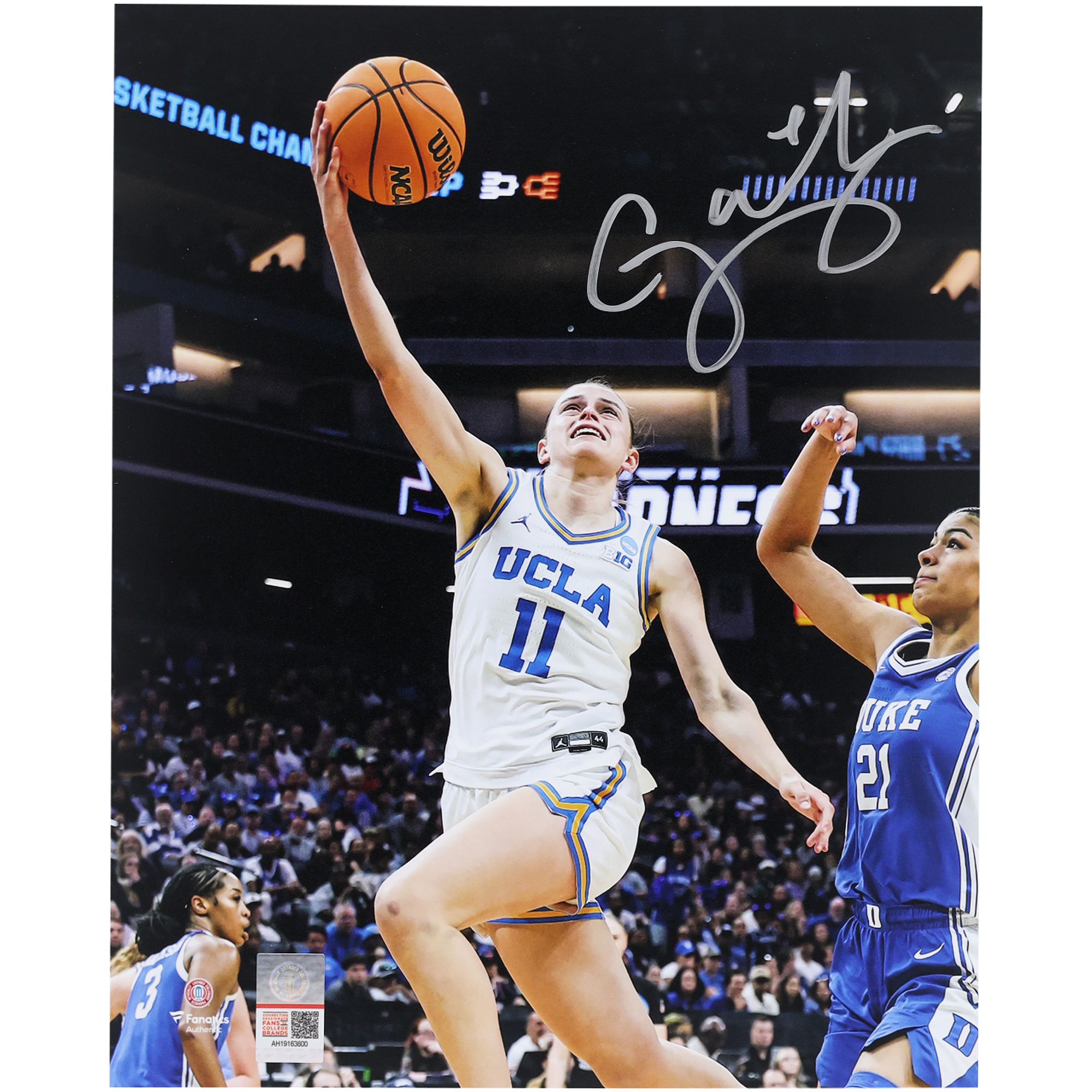 Gabriela Jaquez UCLA Bruins Autographed 8" x 10" Driving Photograph