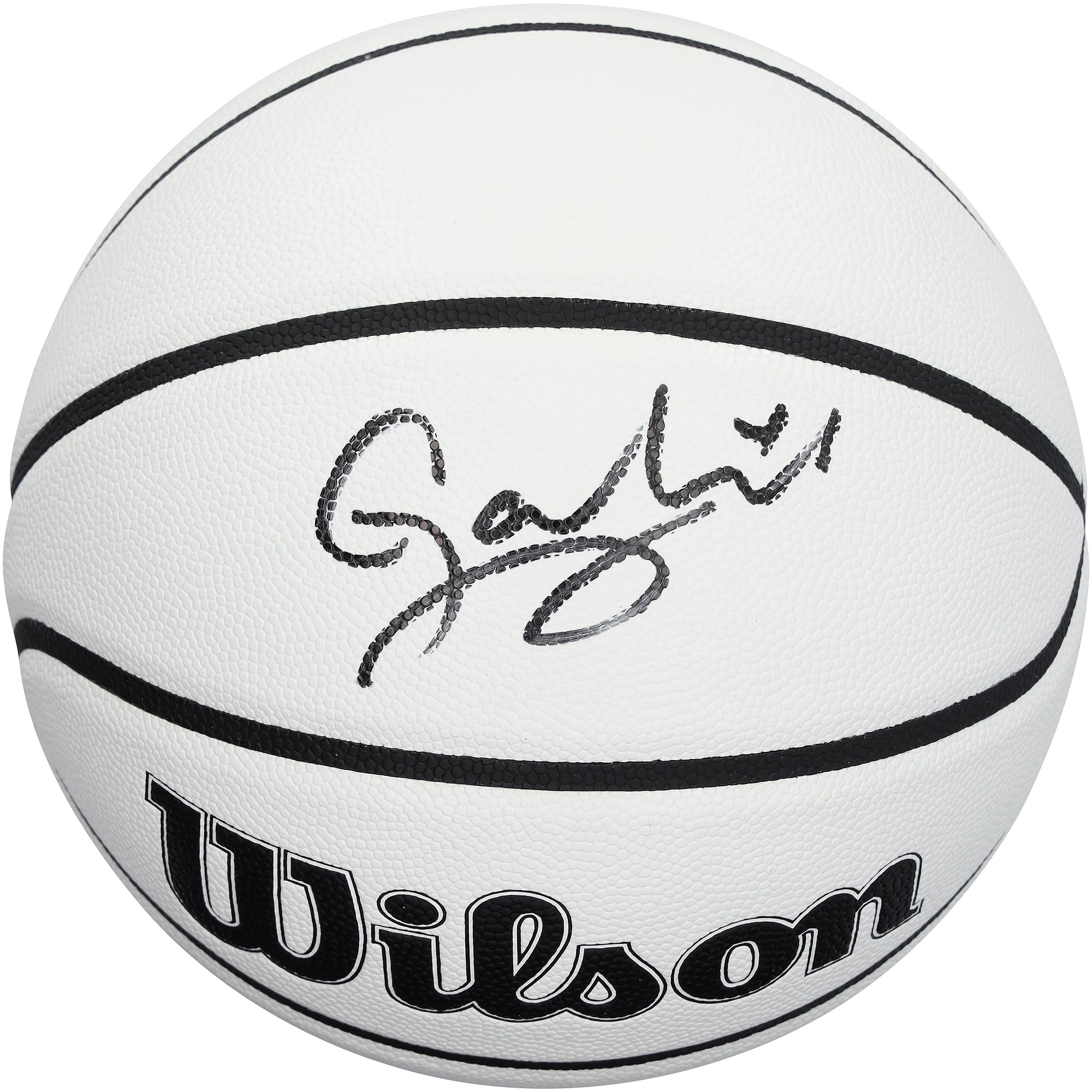 Balón de baloncesto Wilson de colección del Juego de Estrellas 2026, autografiado por Gabriela Jáquez de Chicago Sky.
