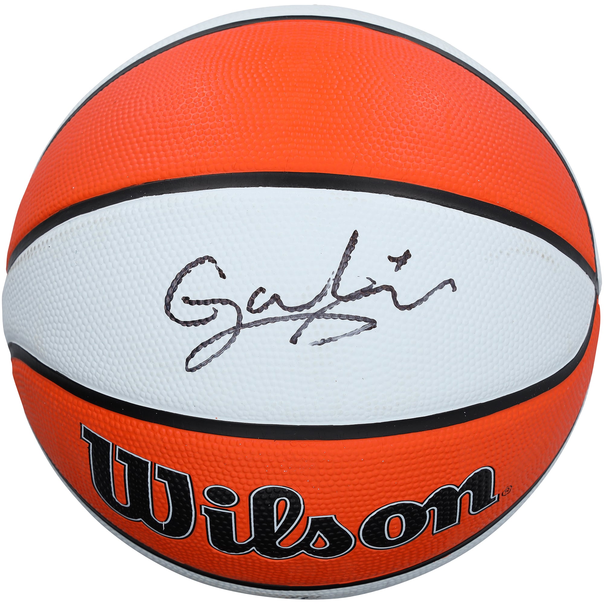Balón de baloncesto Wilson Outdoor autografiado por Gabriela Jaquez de Chicago Sky.