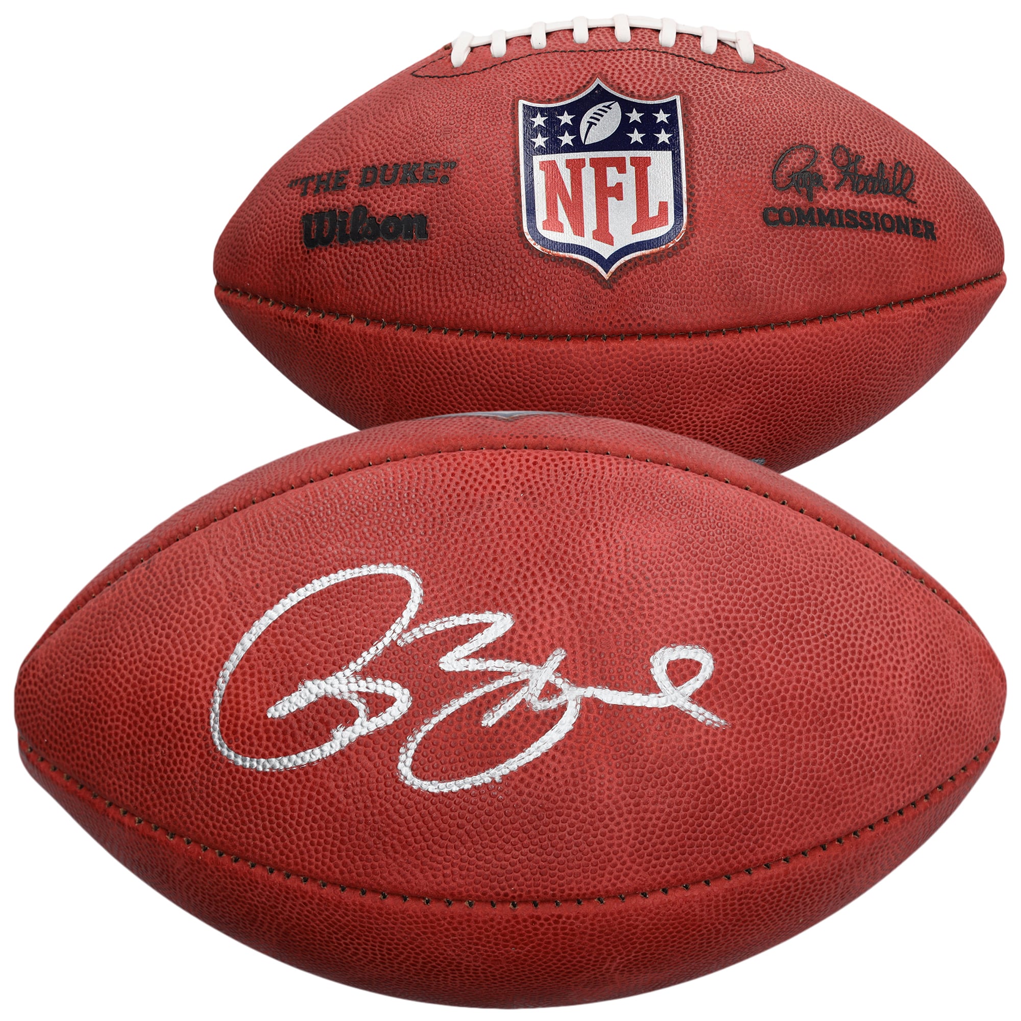 Isaac Bruce St. Louis Rams Autographed Wilson Duke Full Color Football